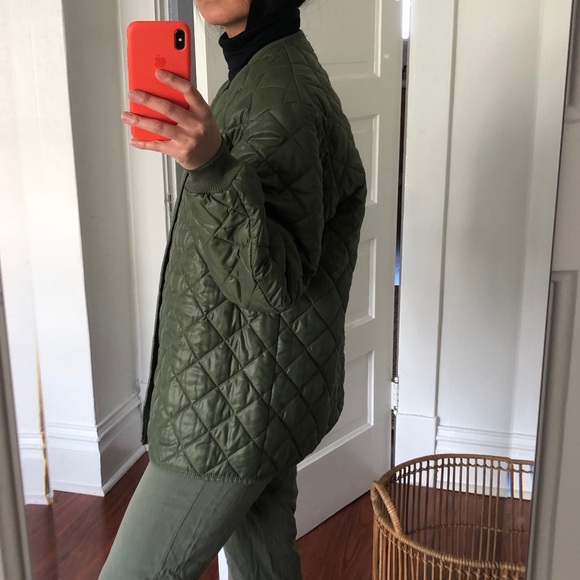 Vintage Quilted Army Puff Liner Jacket - Picture 3 of 6